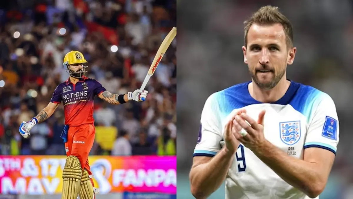 Harry Kane is a Virat Kohli Fan? England Football Captain's Special Post After RCB Clinch IPL 2026 Goes Viral Virat Kohli, Harry Kane