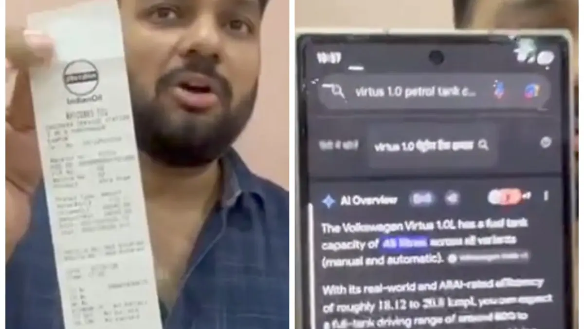 Volkswagen Owner Alleges Petrol Pump Scam After 51 Litres Filled Into 45-Litre Tank, Video Sparks Outrage Volkswagen Owner Alleges Petrol Pump Scam After 51 Litres Filled Into 45-Litre Tank, Video Sparks Outrage