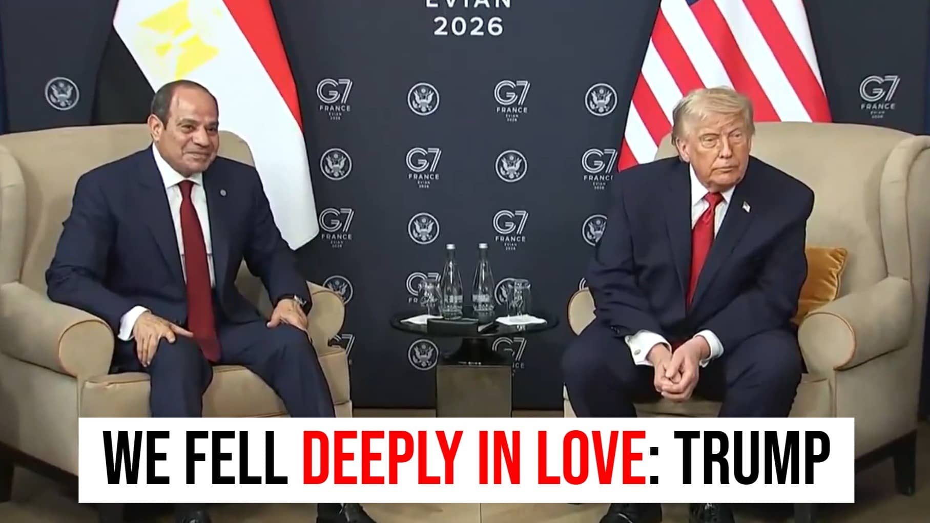 'We Met In A Hotel & We Fell In Love, Deeply In Love': Trump Reveals His 'Chemistry' And 'Good Relationship' With Egypt President