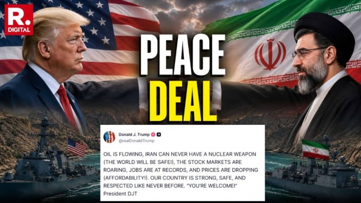 'YOU'RE WELCOME!':  Trump's Triumphant Post After Signing Iran Peace Deal, Says 'The World Will Be Safe'