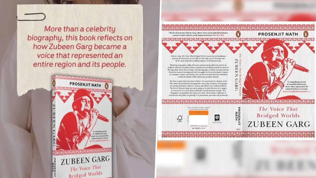 New Biography On Zubeen Garg Celebrates A Voice That Redefined Northeast India Zubeen Garg's biography is authored by Prosenjit Nath