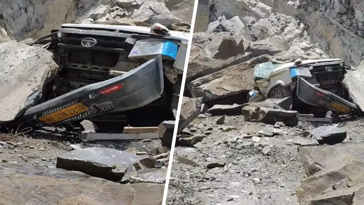 Tragedy in Lahaul-Spiti: Landslide Crushes Taxi on Udaipur–Killar Highway in Himachal, 13 Dead 13 Dead in Accident in Himachal