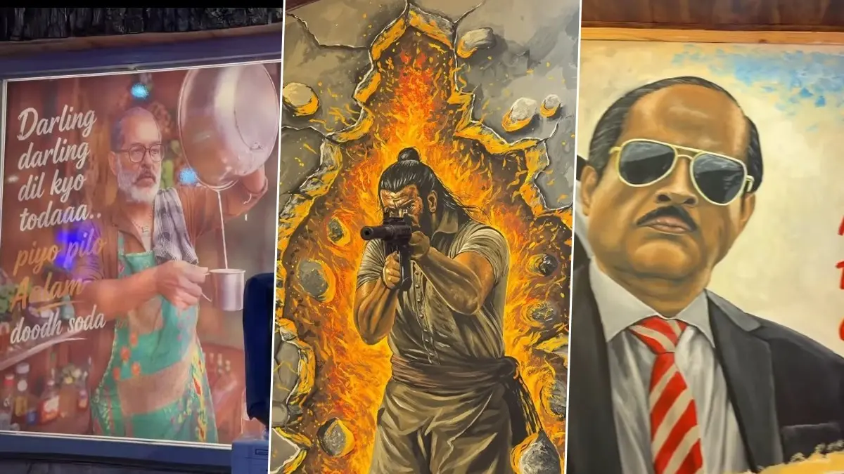 Watch: Rakesh 'Jameel Jamali' Bedi Takes Fans Inside Dhurandhar Bar At Army Base In Srinagar A Dhurandhar themed bar was inaugurated by Rakesh Bedi in Srinagar