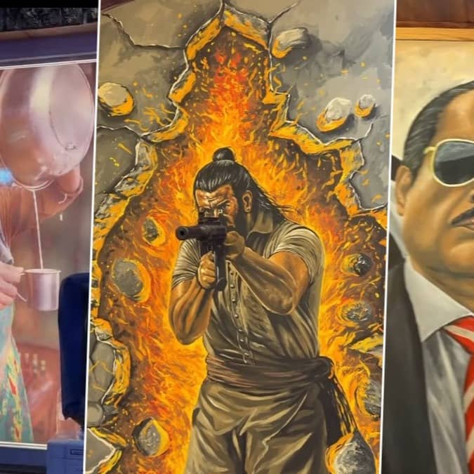 A Dhurandhar themed bar was inaugurated by Rakesh Bedi in Srinagar