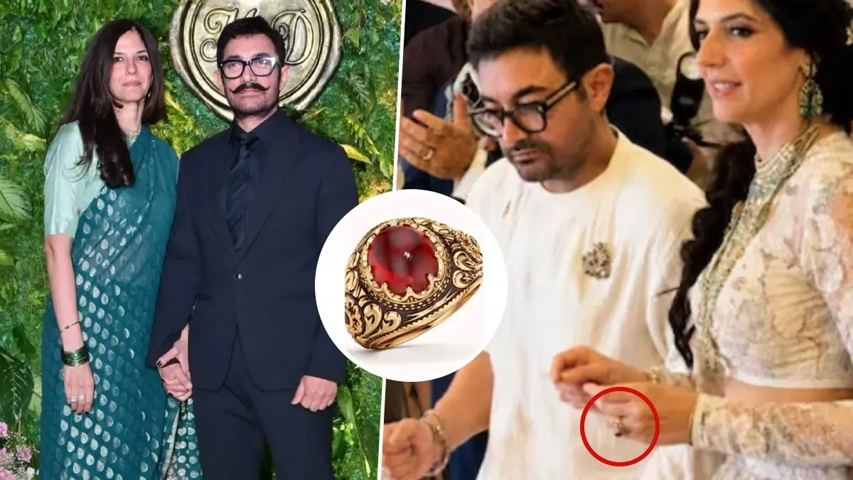 Aamir Khan Wedding Ring: 131 कारीगरों ने 256 घंटे तक तराशा... आमिर खान की शादी के बाद गौरी को पहनाई गई वेडिंग रिंग की क्यों हो रही चर्चा? aamir khan gauri spratt