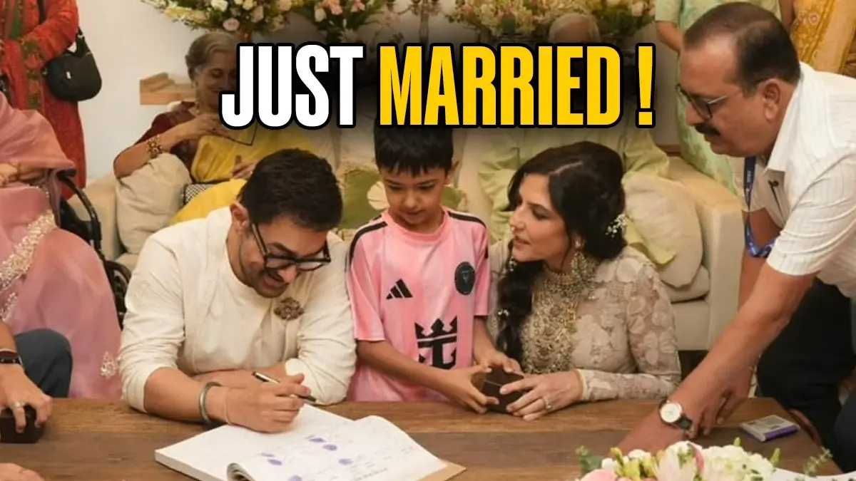 Aamir Khan-Gauri Spratt Are Now Married! First Photo From Couple's Wedding Out Aamir Khan-Gauri Spratt are now married