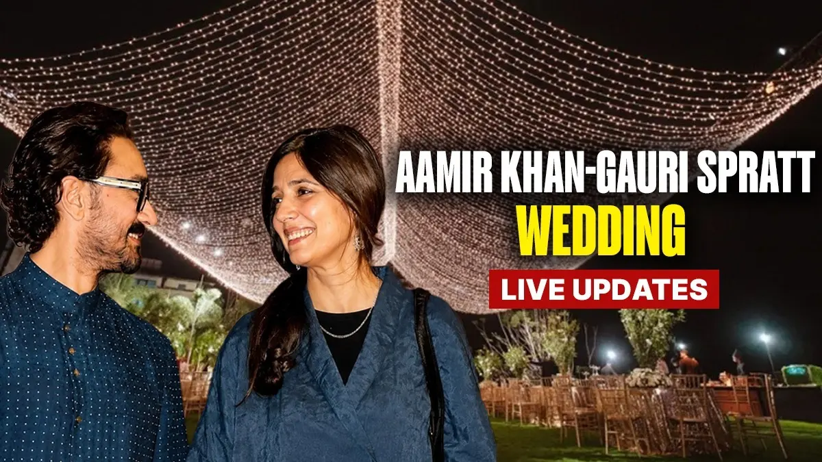 Live Updates | Gauri Spratt's Son Gets Her Remarried To Aamir Khan In Viral Wedding Pic, Bride's Family Blesses Union Aamir Khan-Gauri Spratt Wedding Updates: Live