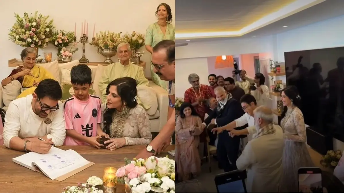 शादी के बंधन में बंधे आमिर खान और गौरी स्प्रैट, इरफान पठान ने भावुक Video शेयर कर न्यूली वेड कपल को दी बधाई Aamir Khan- Gauri Spratt Wedding Video