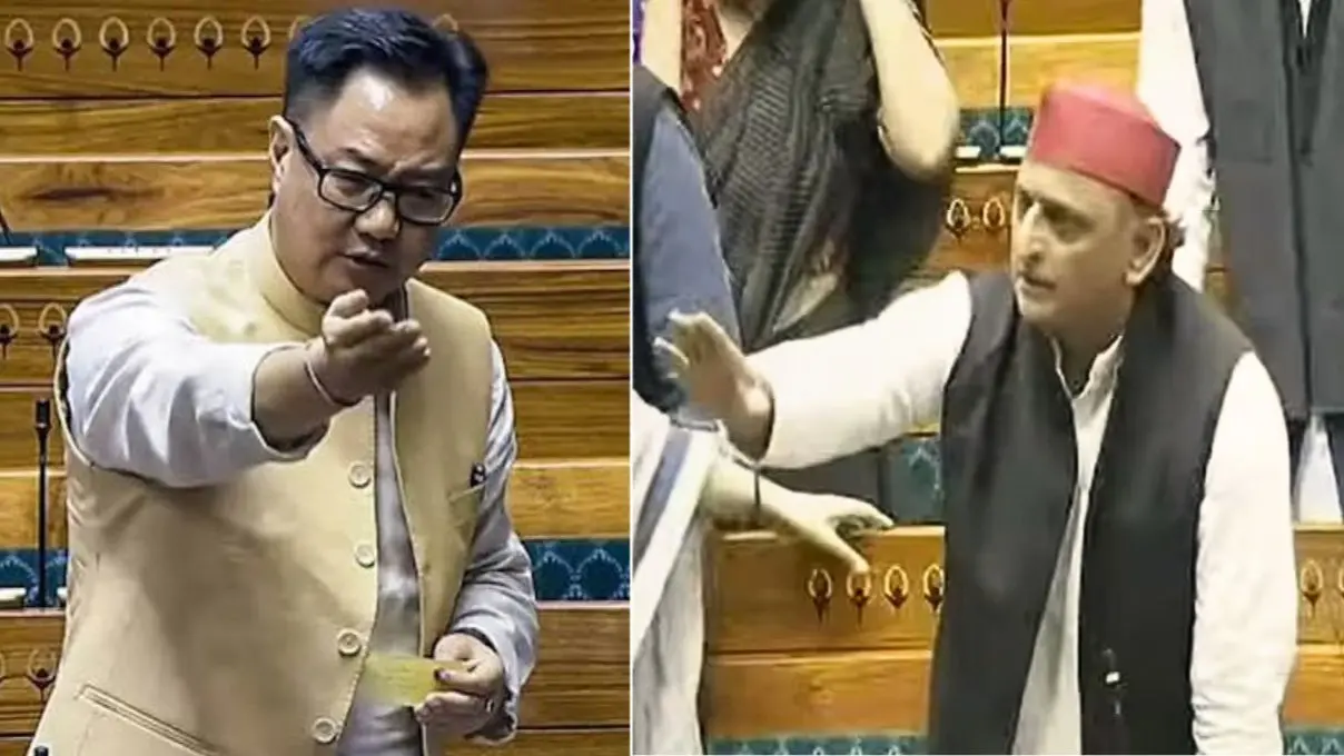 किरेन रिजिजू बोले- सरकार NEET पर चर्चा के लिए तैयार, फिर सदन में क्यों भड़के अखिलेश यादव, कहा- आपने मुझे क्यों नहीं बोलने दिया, हम मजबूरी में... अखिलेश यादव ने उठाया सवाल, किरेन रिजिजू बोले- सरकार पेपर लीक पर चर्चा को पूरी तरह तैयार