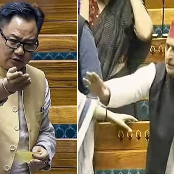 अखिलेश यादव ने उठाया सवाल, किरेन रिजिजू बोले- सरकार पेपर लीक पर चर्चा को पूरी तरह तैयार
