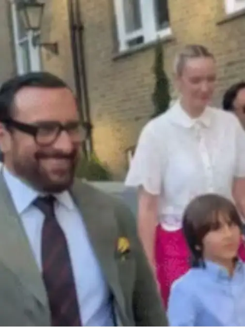 Akshay Kumar, Saif Ali Khan with Taimur at Lords