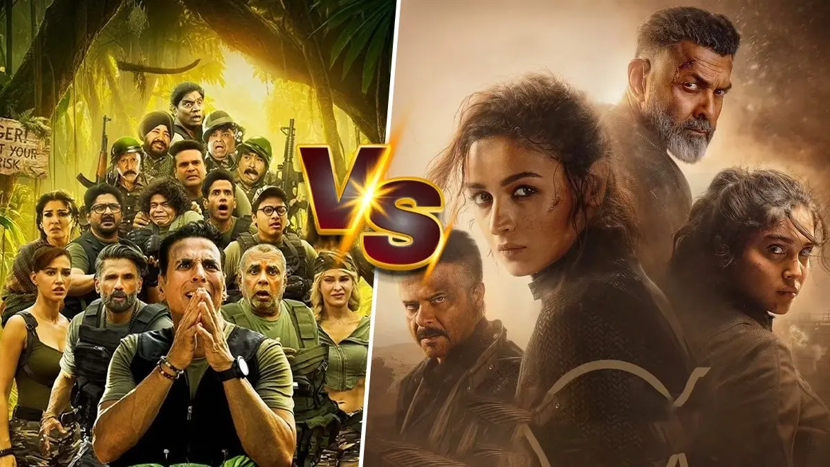 Alpha Vs Welcome To The Jungle: दूसरे दिन फीका पड़ा आलिया का एक्शन? अक्षय की कॉमेडी का जलवा जारी; जानें शनिवार का कुल कलेक्शन Alpha day 2 Vs Welcome To The Jungle day 9 box office collection starring akshay kumar alia bhatt bobby deol sharvari wagh and others