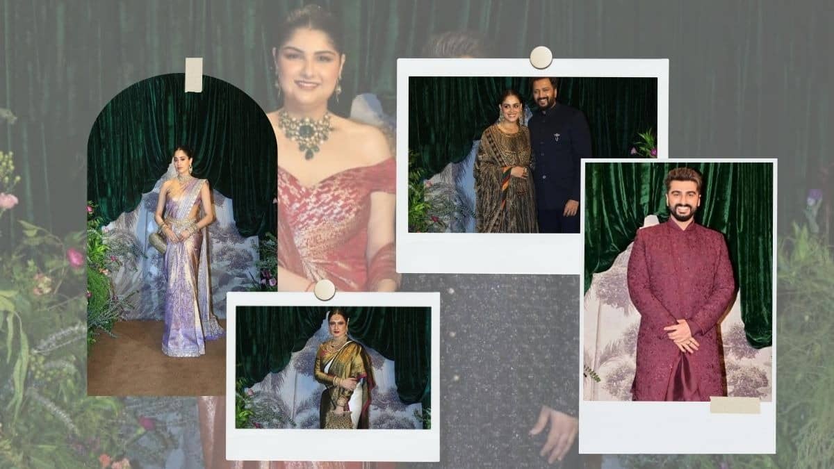 Anshula Kapoor-Rohan Thakkar's Reception: Arjun Kapoor, Janhvi Kapoor, Rekha, Atlee Lead The Celeb Roll Call