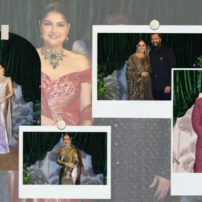 Anshula Kapoor-Rohan Thakkar's Reception: Arjun Kapoor, Janhvi Kapoor, Rekha, Atlee Lead The Celeb Roll Call