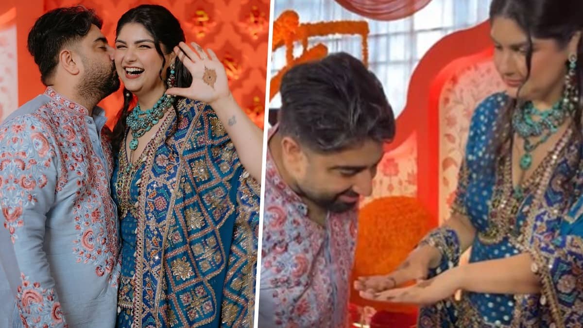 Anshula Kapoor Wedding Mehendi