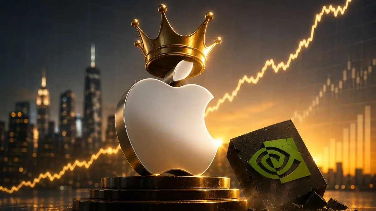 Apple Dethrones Nvidia to Become World's Most Valuable Company, Once Again apple nvidia