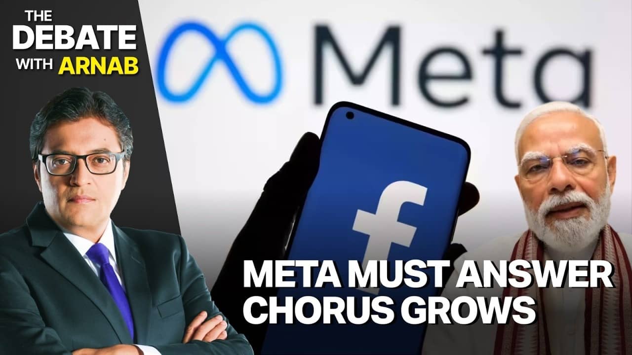 Arnab Goswami Debates Alleged Bias and Big Tech Accountability