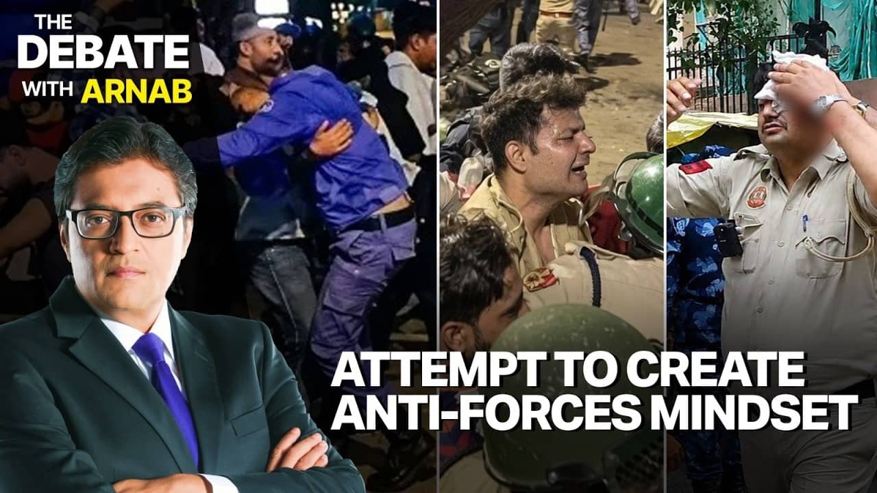 Arnab Goswami Debates Attacks on India’s Uniformed Forces