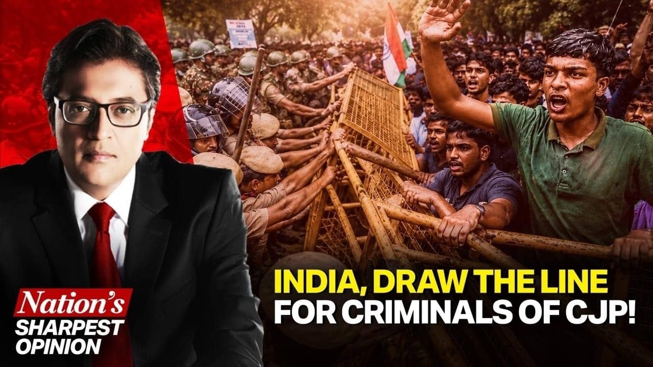 Arnab Goswami Demands Accountability in CJP Protest Case