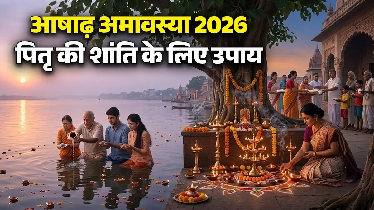 Ashadha Amavasya 2026: 13 या 14 जुलाई... कब है आषाढ़ अमावस्या?, जानें पूजा का शुभ मुहूर्त, विधि और पितृ शांति के उपाय ashadha-amavasya-2026-date-time puja-muhurat vidhi pitru shanti upay