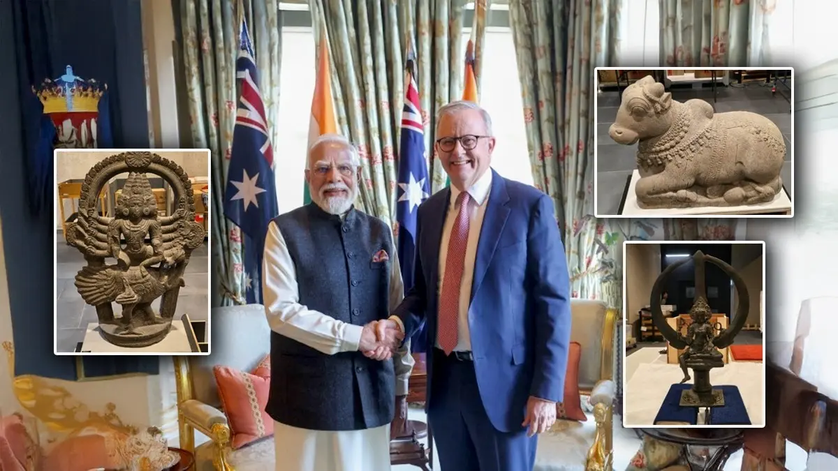 Australia Returns Ancient Indian Artefacts in Landmark Cultural Exchange Australia Returns Ancient Indian Artefacts in Landmark Cultural Exchange