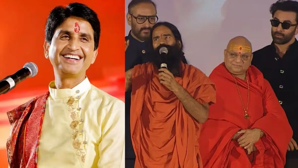 Ramayana Trailer Launch: '4000 करोड़ में बनी रामायण फिल्म, सुनकर लग गई 'समाधि' बोले बाबा रामदेव, कुमार विश्वास ने दिया मजेदार जवाब baba-ramdev-stunned-4000-crore-budget-ramayana-makes-big-prediction- Kumar Vishwas said- Do not forget Patanjali, a company worth 2 lakh crore