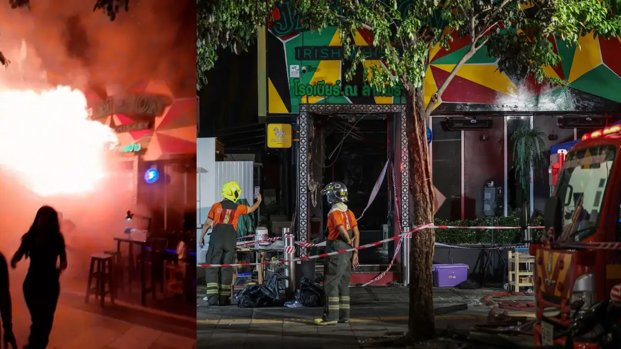 Bangkok: टॉयलेट में सबसे ज्यादा लाशें, नहीं था कोई एग्जिट गेट...बैंकॉक के पब में बिजली कटते हुआ तेज धमाका, आग में जिंदा जल मर गए 27 लोग- VIDEO bangkok pub fire Most victims ran to toilets with no exit dead bodies found 27 killed video
