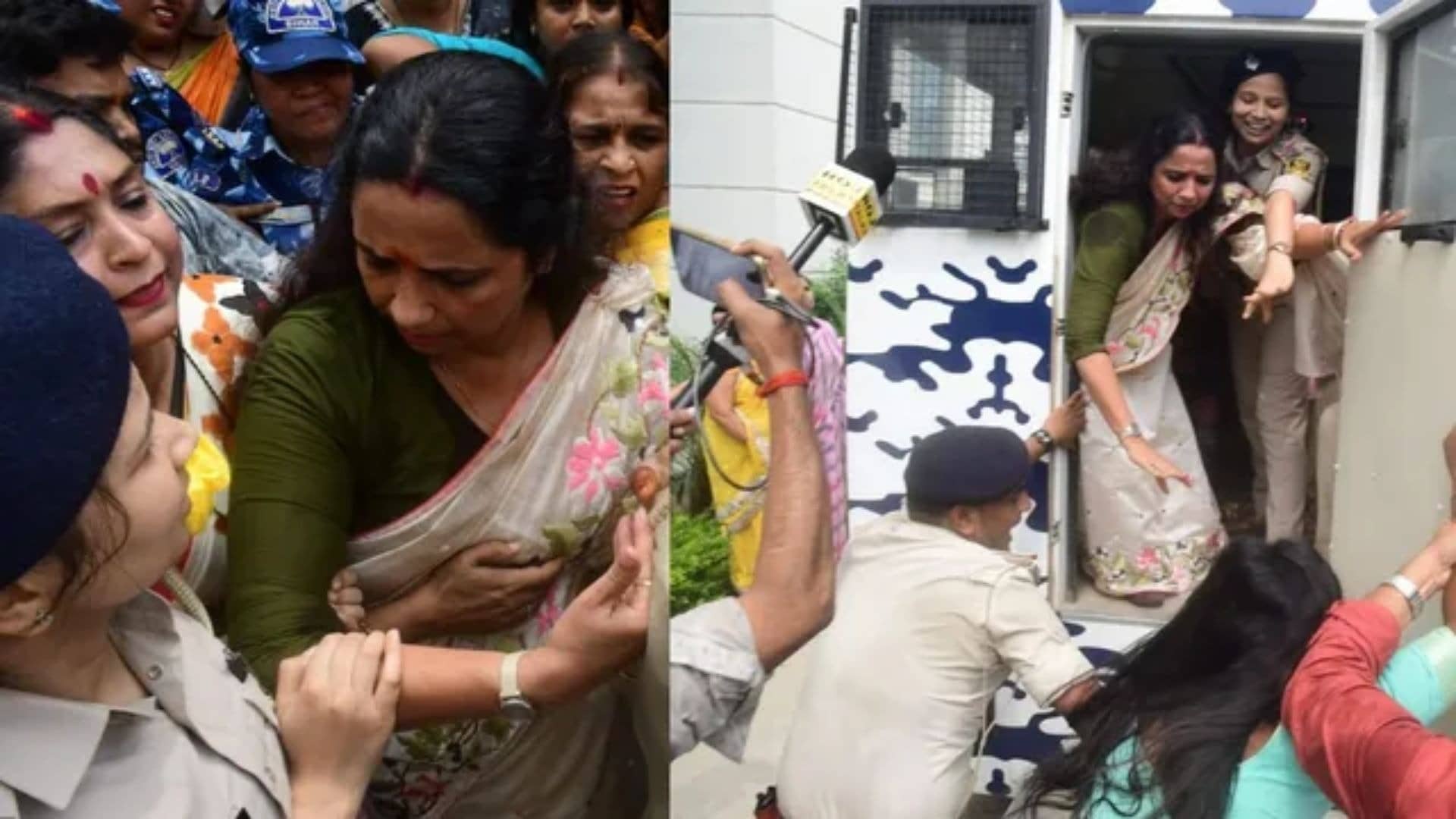 Bankipur Bypoll tejpratap yadav party jjp candidate veena manvi arrested just after nomination