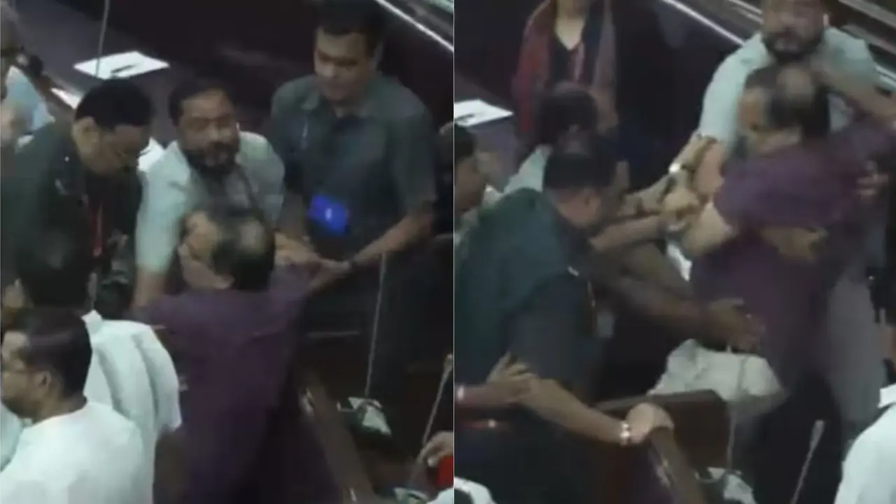 VIDEO: TMC विधायक कुणाल घोष को जबरदस्ती सदन से उठाकर ले गए मार्शल, स्पीकर के आदेश के बाद की कार्रवाई; बंगाल विधानसभा में भारी बवाल Bengal Assembly