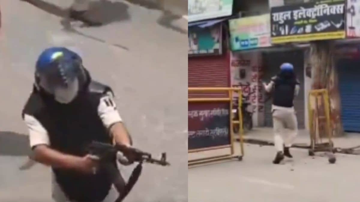Bihar Cop Suspended After Viral Video Shows AK-47 Fired During Siwan Student Protest  