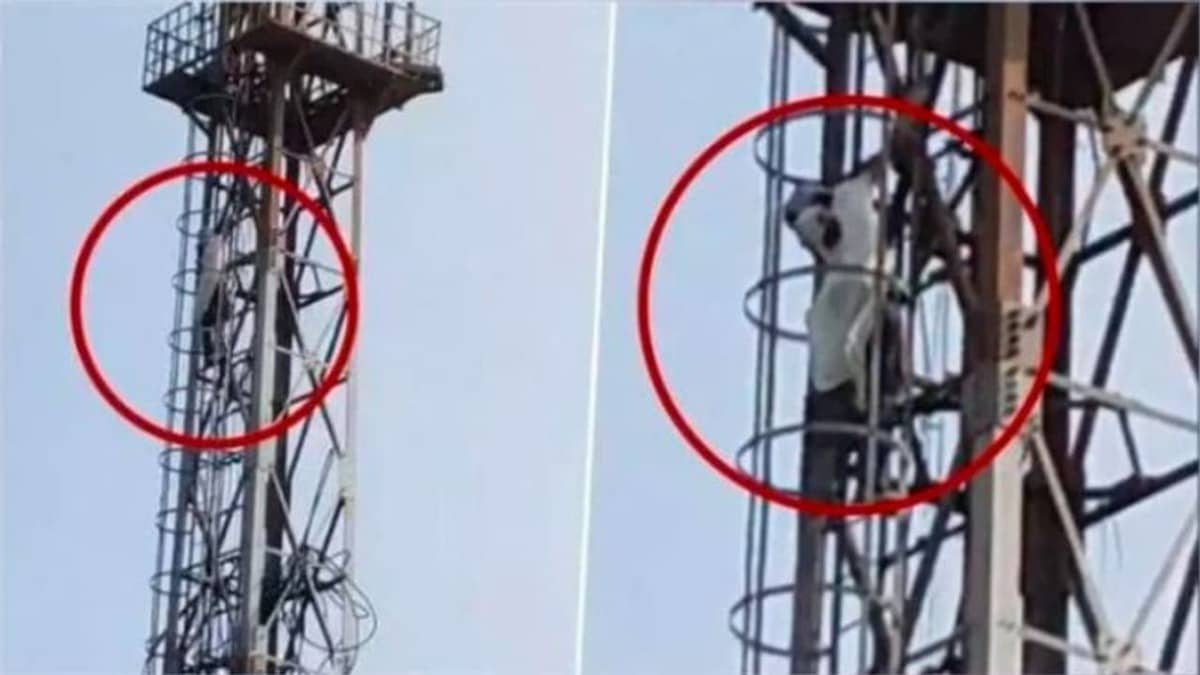 Bihar Couple Mimics Empire State Building Proposal, Risky Tower Halted By Police | WATCH