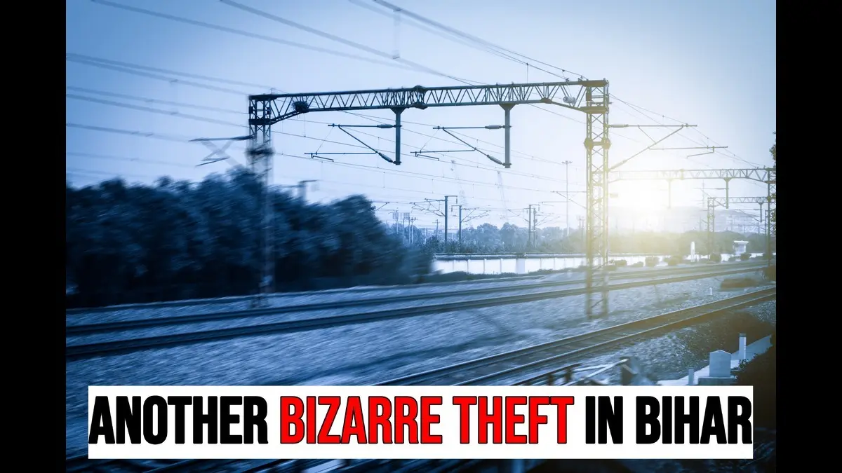 BIZARRE! 25,000-Volt Railway Wire Stolen In Bihar, Shocked Passengers Left In Limbo As Train Services Affected For 3 Hours BIZARRE! 25,000-Volt Railway Wire Stolen In Bihar, Shocked Passengers Left In Limbo As Train Services Affected For 3 Hours