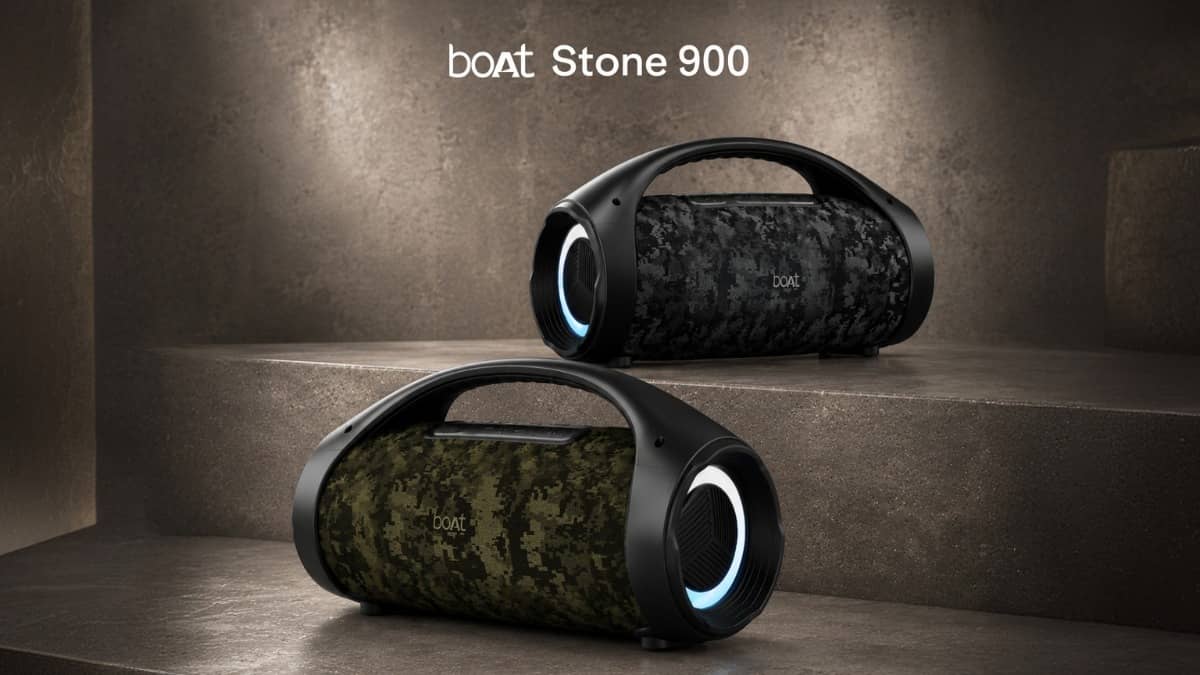 boAt Launches Stone 900 Portable Bluetooth Speaker With 80W Sound, 15-Hour Battery at ₹4,999