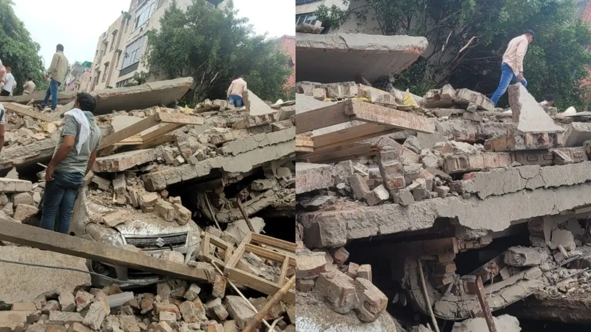 BREAKING: Four-Storey Building Collapses in Delhi’s Rohini Sector 16, Several Feared Trapped BREAKING: Four-Storey Building Collapses in Delhi’s Rohini Sector 16, Several Feared Trapped