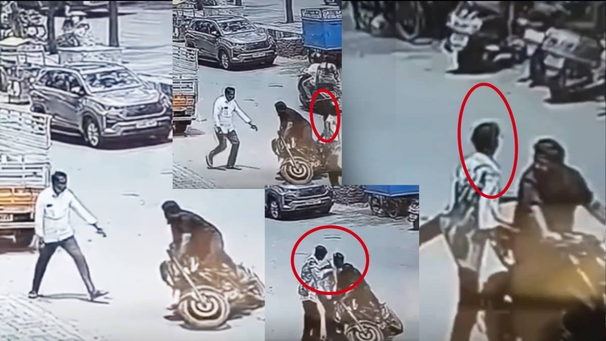 CCTV Exposes Shocking New Pickpocketing Scam in Hyderabad Using Staged Bike Accidents | VIDEO