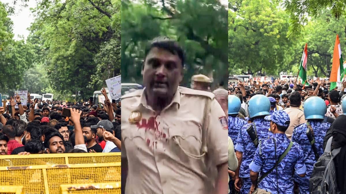 Chaos Near Parliament: CJP Protest Turns Violent, Leaves Cops Injured
