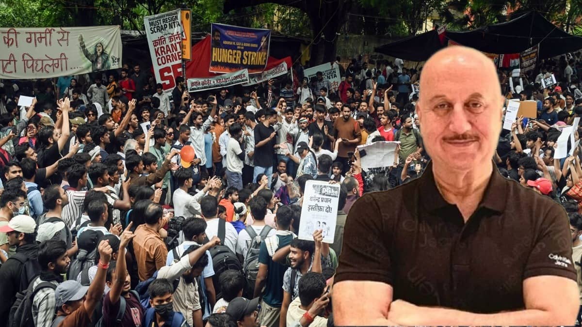 Anupam Kher: 'मैं आपकी बेचैनी, गुस्सा समझ सकता हूं लेकिन जब आंदोलन में बाहर और राजनैतिक अवसरवादी...',अनुपम खेर ने छात्रों को दिया खास मैसेज, VIDEO
