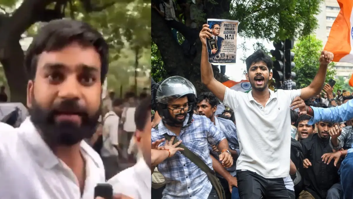‘Sansad Ukhaad Diya Jayega, India Ko Nepal Bana Diya Jayega’: CJP Worker’s On-Camera Threat If Education Minister Doesn’t Quit CJP Workers Threaten Parliament Over NEET Protest in Delhi