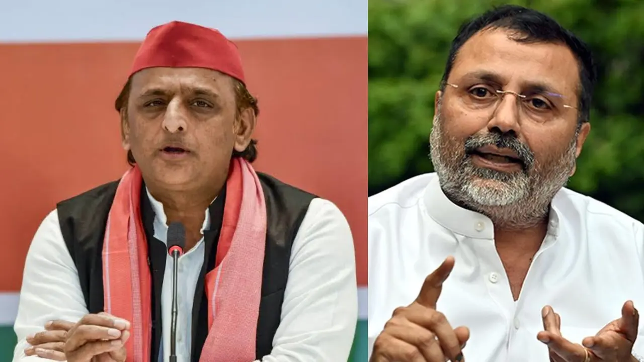 BJP सांसद निशिकांत दुबे के खिलाफ थाने में शिकायत, अखिलेश यादव के अल्टीमेटम के बाद सपा नेताओं का एक्शन; जानें क्यों मचा है घमासान Complaint against Nishikant Dubey