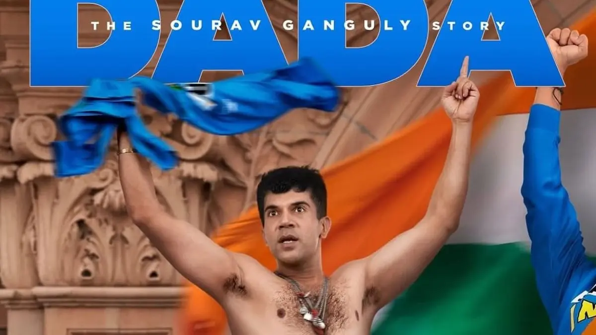 DADA First Look: Rajkummar Rao Recreates Sourav Ganguly's Iconic Shirtless Moment, To Release In May 2027 DADA: The Sourav Ganguly Story