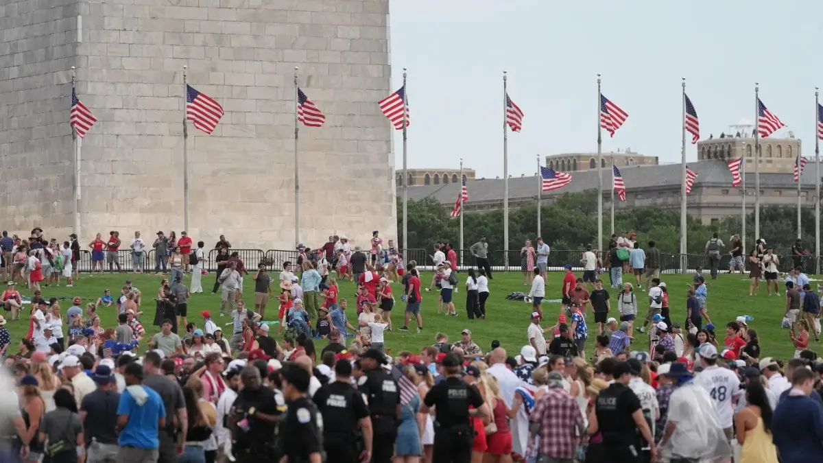 Dangerous Storms Prompt US Secret Service To Evacuate National Mall Ahead of Trump's Independence Day Address Dangerous Storms Prompt US Secret Service To Evacuate National Mall Ahead of Trump's Independence Day Address