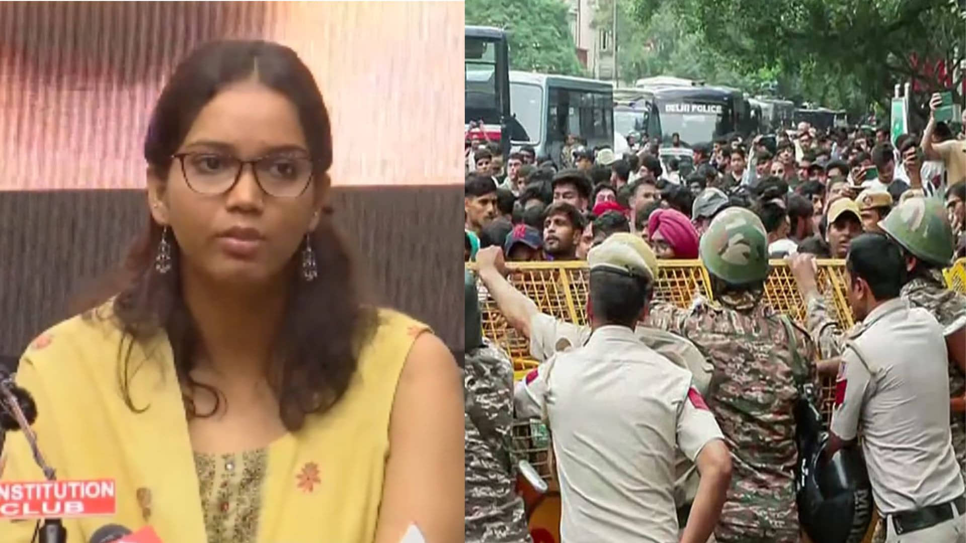 Delhi Police Families Press Conference