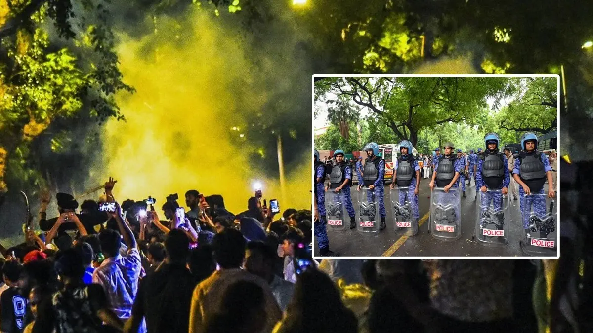 Delhi Police Installs Facial Recognition Systems at Jantar Mantar Protest Site to Track Wanted Criminals Delhi Police Installs Facial Recognition Systems at Jantar Mantar Protest Site to Track Wanted Criminals