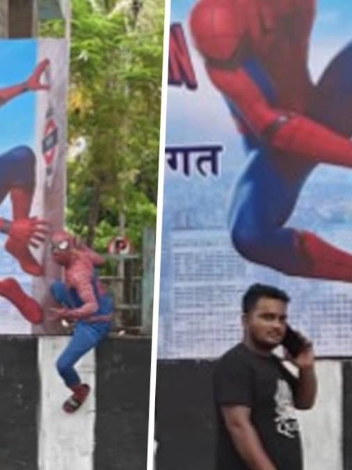 Desi Spider-Man shows up in Mumbai 