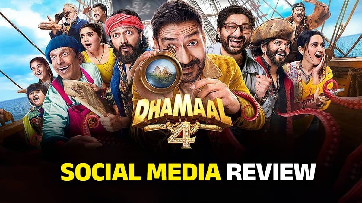 Dhamaal 4 Movie social media Review ajay devgn arshad warsi riteish deshmukh Jaaved Jaaferi ravi kishan comedy film and vfx 