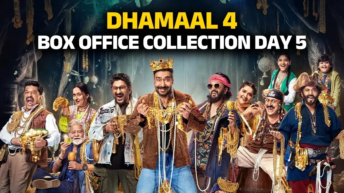 Dhamaal 4 Box Office Collection Day 5: Ajay Devgn Starrer Witnesses Jump On Tuesday Despite No Discount In Ticket Prices Dhamaal 4 released on July 10