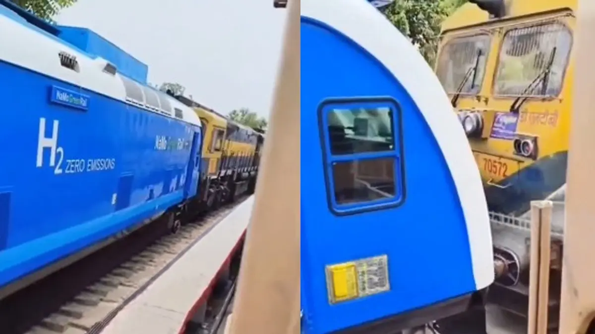 Diesel Engine Used To Drag India's New Hydrogen Train After Breakdown? Railways Reacts To Viral Video Exposing 'Ugly Naked' Truth Diesel Engine Used To Drag India's New Hydrogen Train After Breakdown? Railways Reacts To Viral Video Exposing 'Ugly Naked' Truth