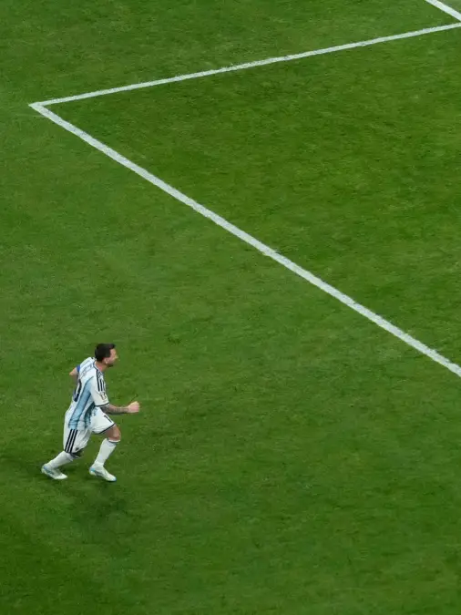 Egypt goalkeeper Mostafa Shoubir saves Lionel Messi's penalty