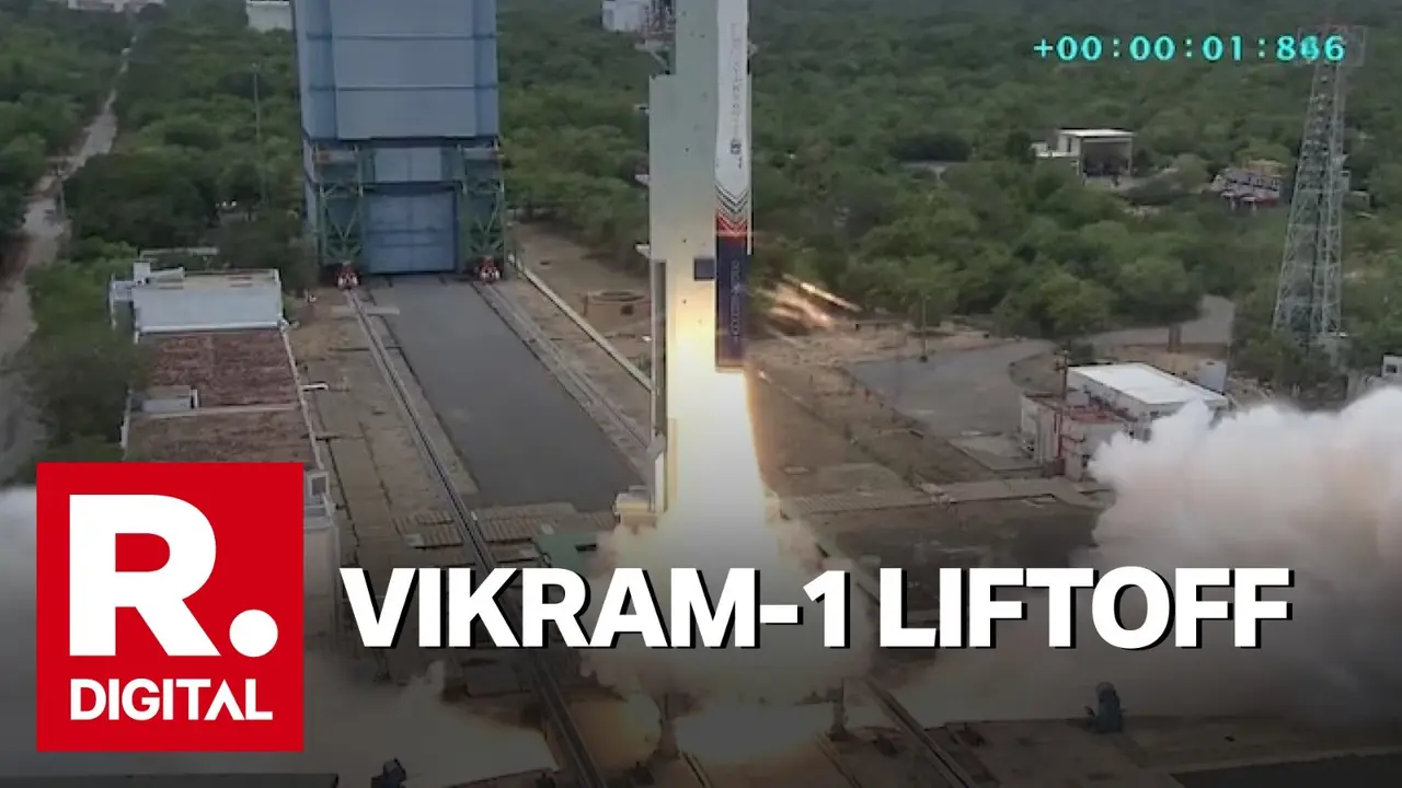 Exact Moment Skyroot's Vikram-1 Lifts Off, Marks India's Private Space Milestone| WATCH Exact Moment Skyroot's Vikram-1 Lifts Off, Marks India's Private Space Milestone| WATCH