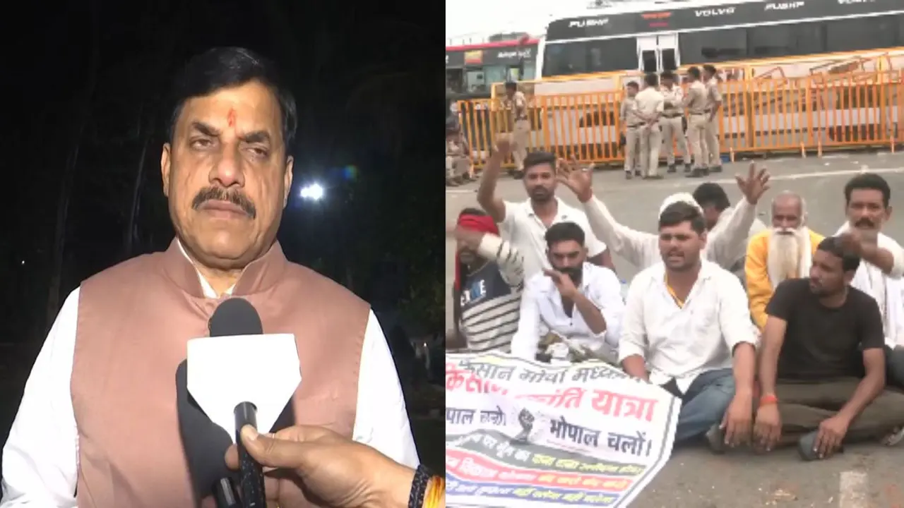भोपाल में सड़कों पर आए किसान, सीएम हाउस घेराव की तैयारी; CM मोहन यादव ने बनाई कमेटी, बातचीत से हल निकालने की अपील Farmers Protest in Bhopal
